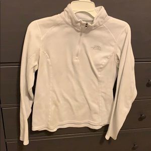 North face 1/4 zip fleece sweater.